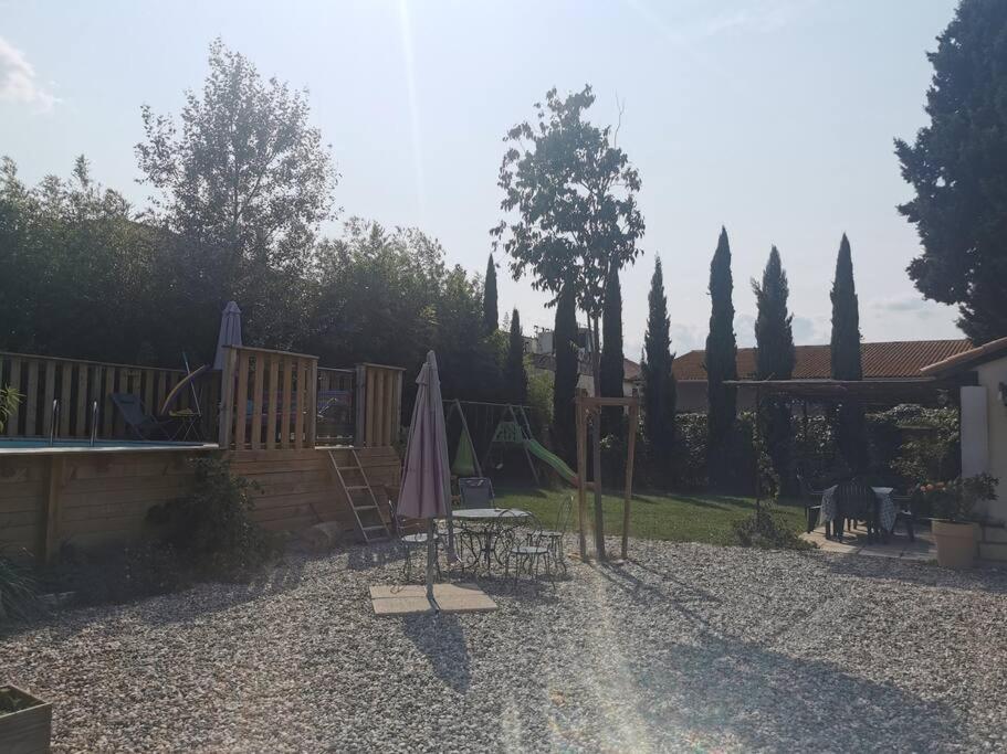 Maison Avec Piscine Dans Village Provencal. Courthézon Zewnętrze zdjęcie